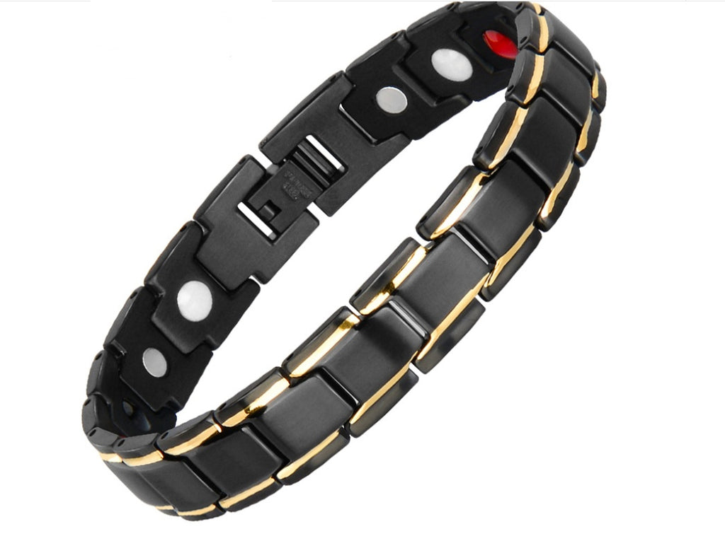 Bracelet Magnétique Thérapeutique – Énergie, Force & Anti-Stress (Homme & Femme)