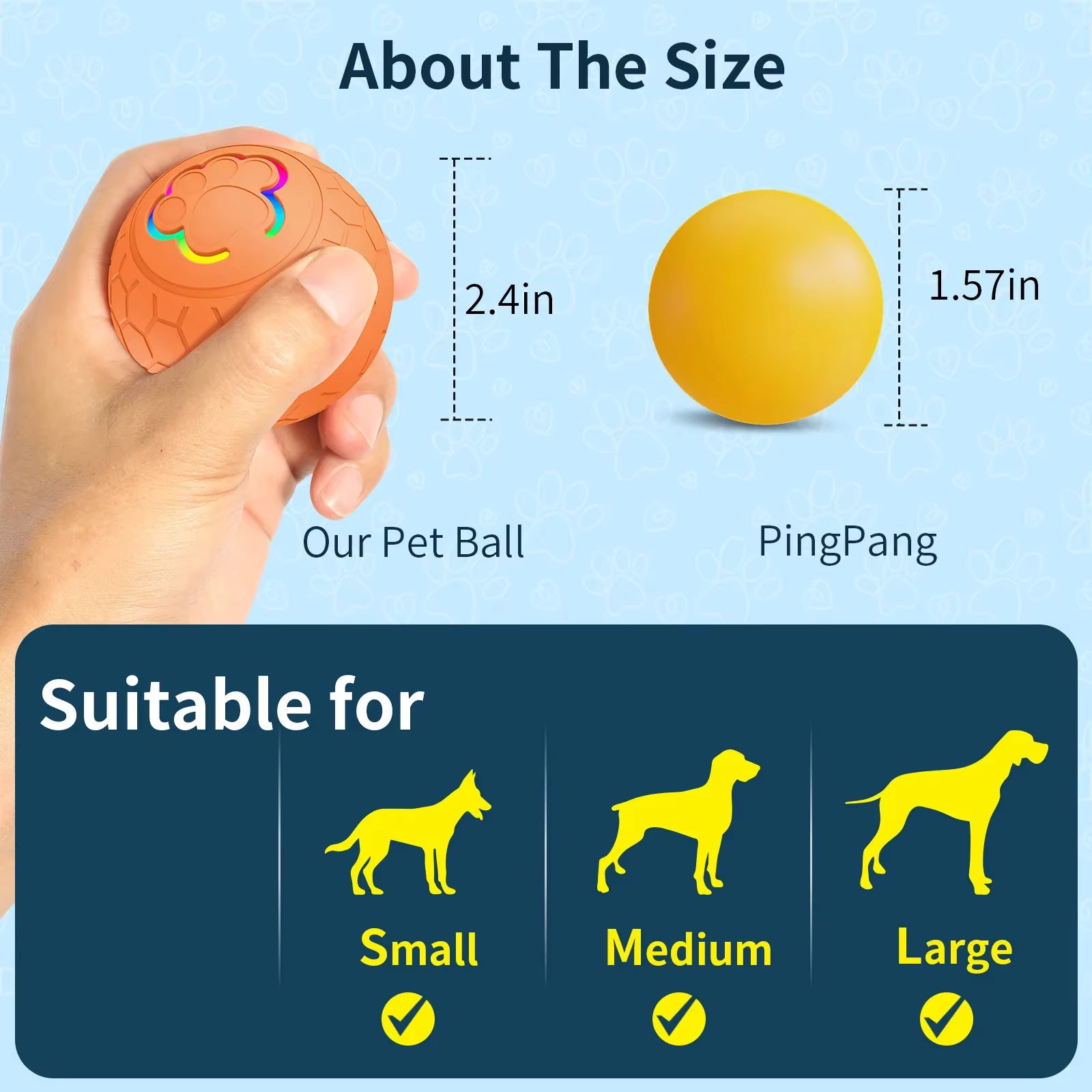 Smart Ball™ – La balle intelligente qui rend ton chien accro 🐶🔥