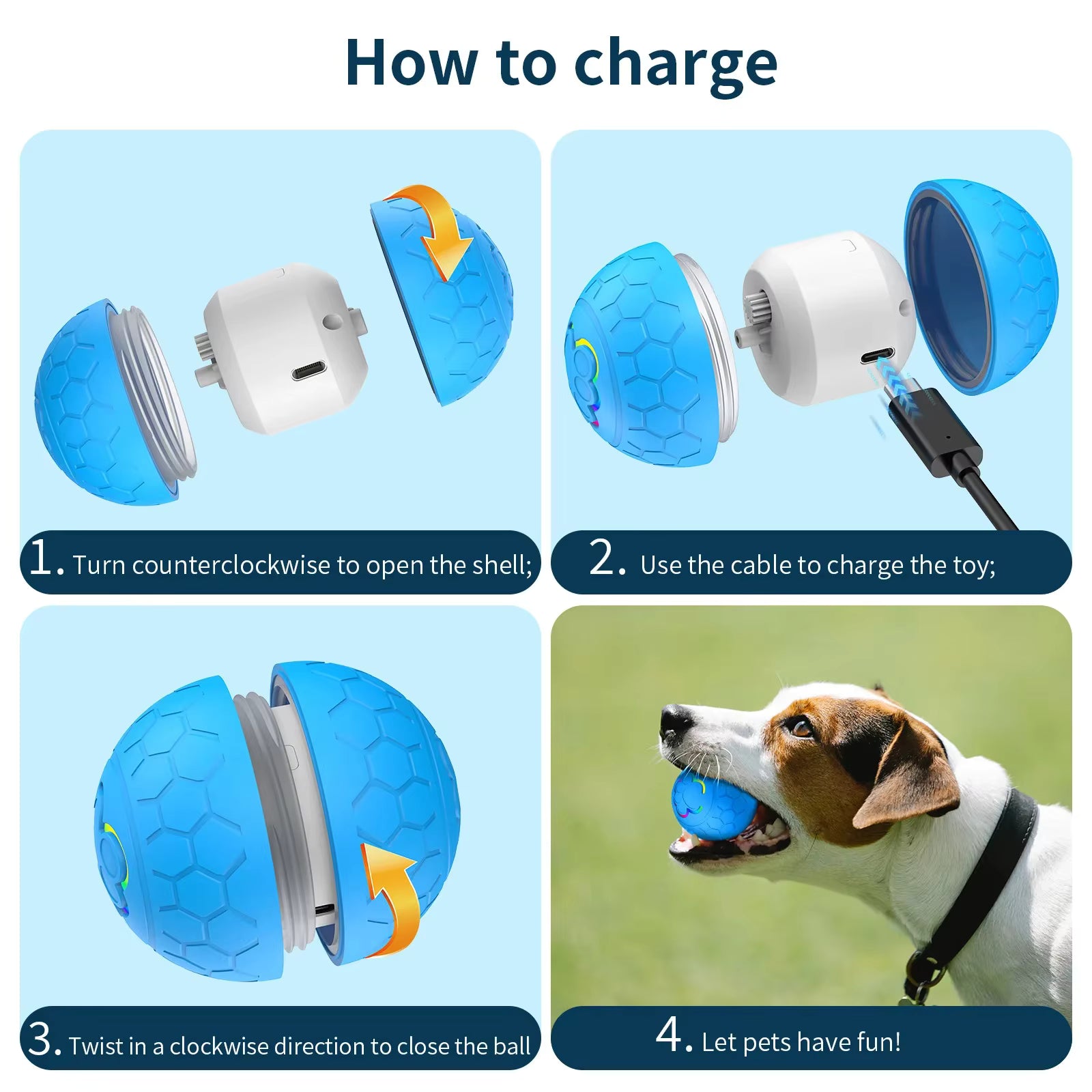 Smart Ball™ – La balle intelligente qui rend ton chien accro 🐶🔥